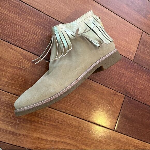 Kate Spade Saks Fringe ankle Booties Size 6.5 - Picture 2 of 11
